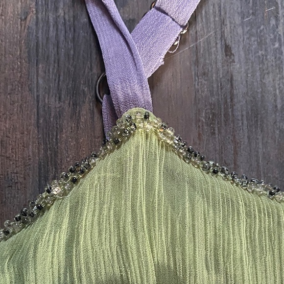 Incredible 2 piece Free People Gatsby Embroidered chiffon Dress - Picture 11 of 16